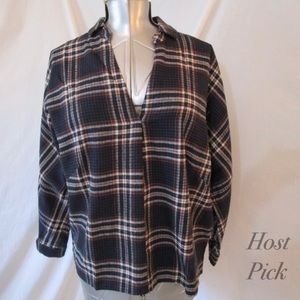 Flannel Pullover